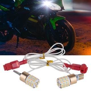 หลอดไฟเลี้ยว T10 T15 3014 54smd W5W 12 (V) อุปกรณ์เสริม สําหรับรถจักรยานยนต์ 2 ชิ้น