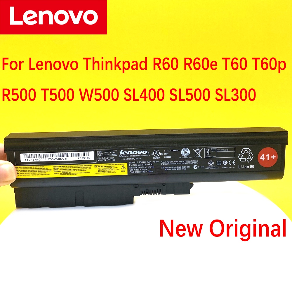 ใหม่เดิม Lenovo Thinkpad R60 R60e T60 T60p R500 T500 W500 SL400 SL500 SL300 42T4572 42T451 92P1138แบ