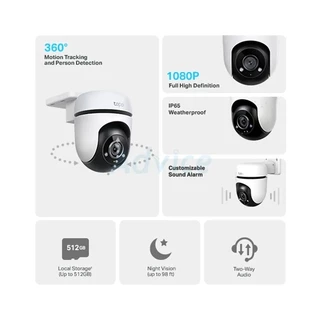 TP-LINK Smart IP Camera (2.0MP) TAPO C500 Outdoor - A0148726