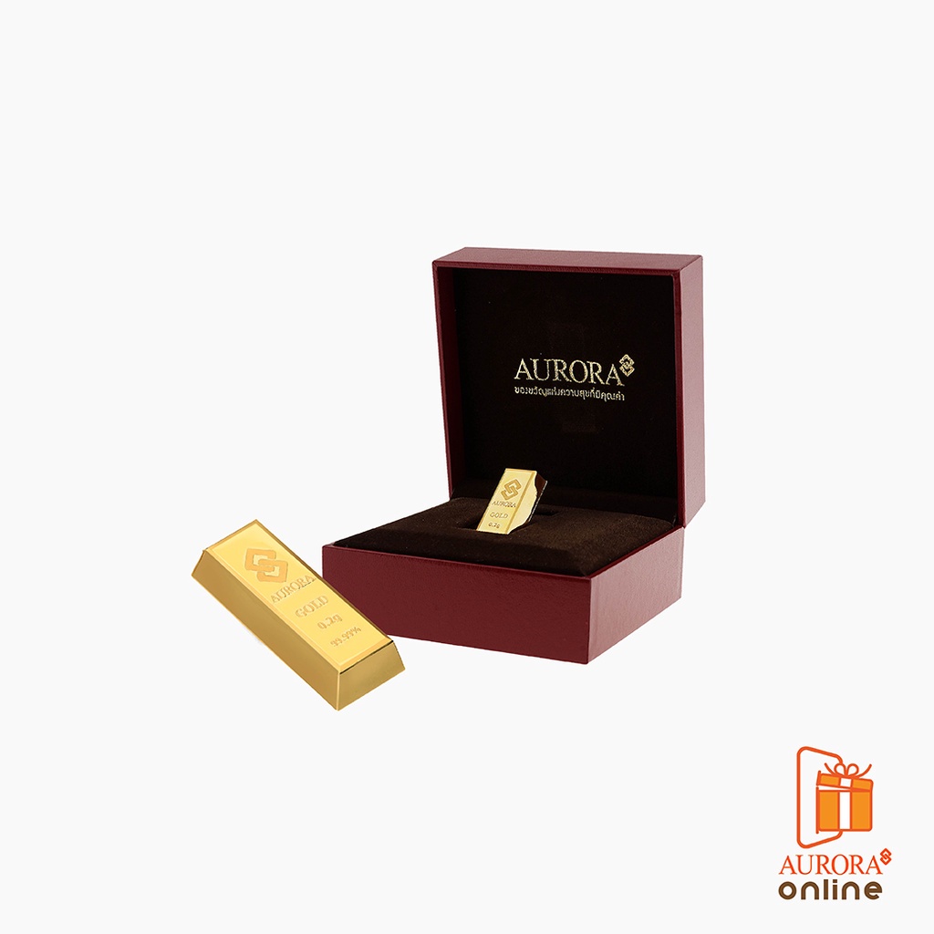 Khongkwan by Aurora  ทองแท่ง น้ำหนักทอง 0.2 กรัม