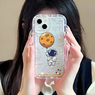 เคสโทรศัพท์มือถือ ลายนักบินอวกาศ สําหรับ iphone 14promax 11 13 12 7Plus X XS Max