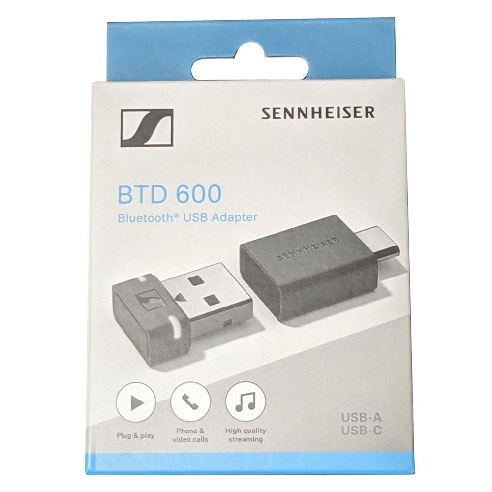 Sennheiser BTD 600 Bluetooth Receiver - Connect Bluetooth Headphones to PC / Mac