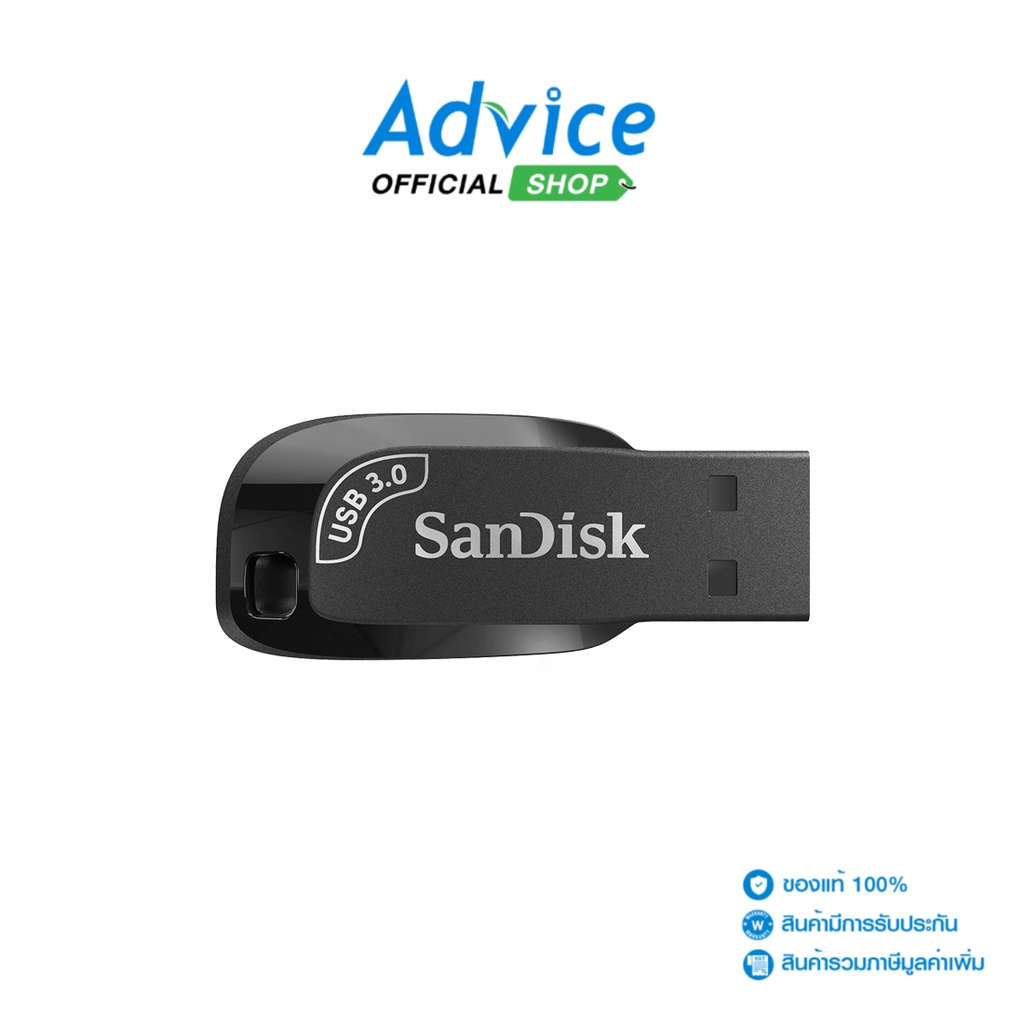 Flash Drives & OTG 250 บาท SanDisk  Flash Drive แฟลชไดร์ฟ128GB (SDCZ410) ULTRA SHIFT USB 3.0 Computers & Accessories