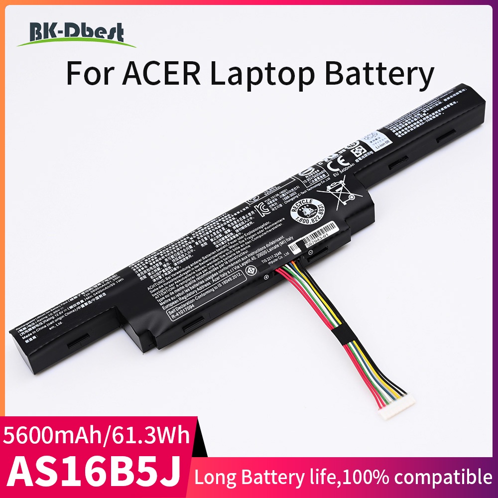 BK-Dbest แบตเตอรี่แล็ปท็อปสำหรับ Acer Aspire E5-575G-53VG E5-575G-75MD E5-575G-534 F15 F5-573G 3ICR1