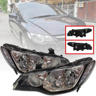 เสื้อไฟหน้า เสื้อไฟตา รุ่น ฮอนด้า ซีวิค HONDA CIVIC FD นางฟ้า ปี 2006 - 2008  honda-headlight-parts T2