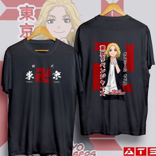 □▦เสื้อยืด Tokyo Revengers Manjiro เครื่องแต่งกายแขนสั้นเสื้อยืดกราฟิก Casual Unisex