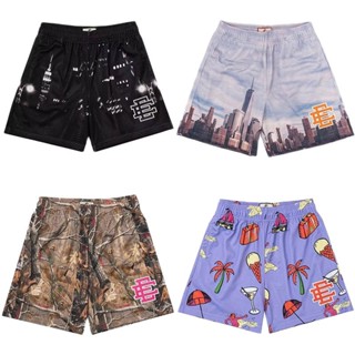 Ee Basic Short NEW YORK CITY SKYLINE กางเกงขาสั้นลําลอง ผ้าตาข่าย เหมาะกับการเล่นฟิตเนส กีฬา ยิม ฤดูร้อน สําหรับผู้ชาย