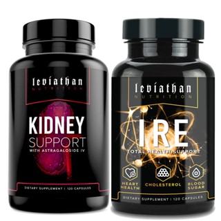 LEVIATHAN NUTRITION KIDNEY &amp; GENERAL HEALTH STACK (KIDNEY SUPPORT + IRE)