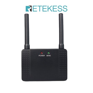 Retekess RF เครื่องขยายเสียงสัญญาณไร้สาย สําหรับปุ่มโทร T117 433MHz