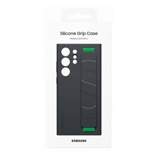 Samsung Official Galaxy S23 Ultra Silicone Grip Case ( Black ), EF-GS918TBEGWW