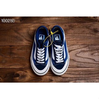 Vans Style 36 SF รองเท้าผ้าใบลําลอง สําหรับผู้ชาย ผู้หญิง สีฟ้า