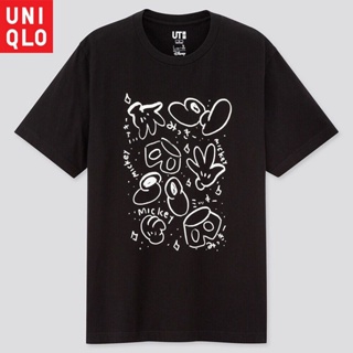 UNIQLO เสื้อยืด ลาย MICKEY MOUSE (สินค้าใหม่ พร้อมป้าย บรรจุในห่อ) ของแท้