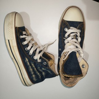 รองเท้า converse หุ้มข้อผ้ายีนส์ made in thailand