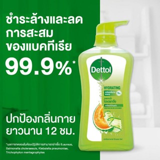 Dettol เดทตอล สบู่เหลวอาบน้ำ แอนตี้แบคทีเรีย สูตร ไฮเดรทติ้ง 500มล.