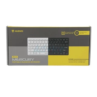 NUBWO USB KEYBOARD (คีย์บอร์ด) Mini (NK-35) Black - A0135629