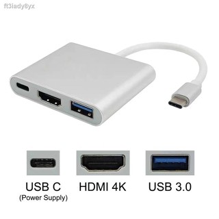 USB C Hub 3 in 1 Type C to HDMI 4K for MacBook Pro 2020, MacBook Air 2020, iPad Pro 2020, SAMSUNG S20+