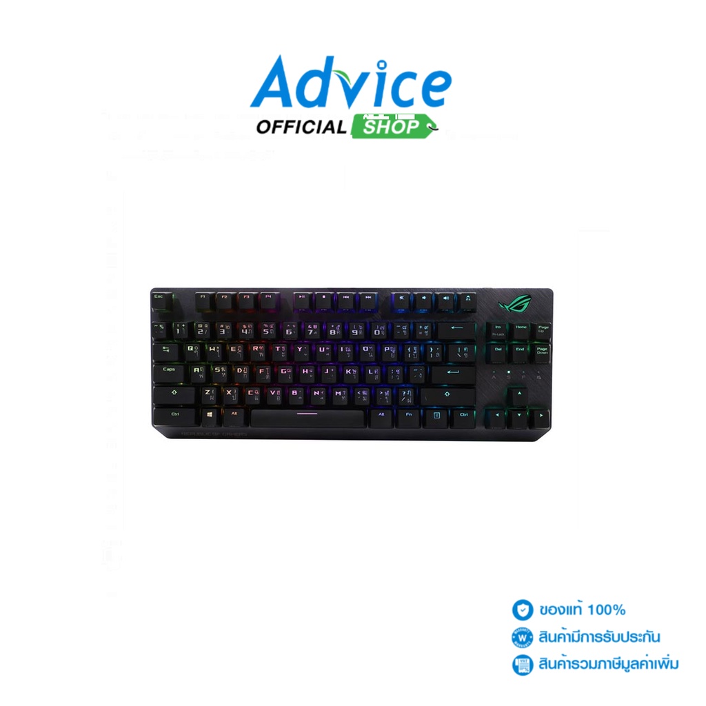 ASUS KEYBOARD (คีย์บอร์ด) ROG STRIX SCOPE NX TKL/NXBL/TH - A0142171