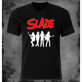 เสื้อยืดผ้าฝ้ายพิมพ์ลายขายดี เสื้อยืด พิมพ์ลาย Slade ออกแบบใหม่ สไตล์วินเทจ แฟชั่นสําหรับผู้ชาย 2022