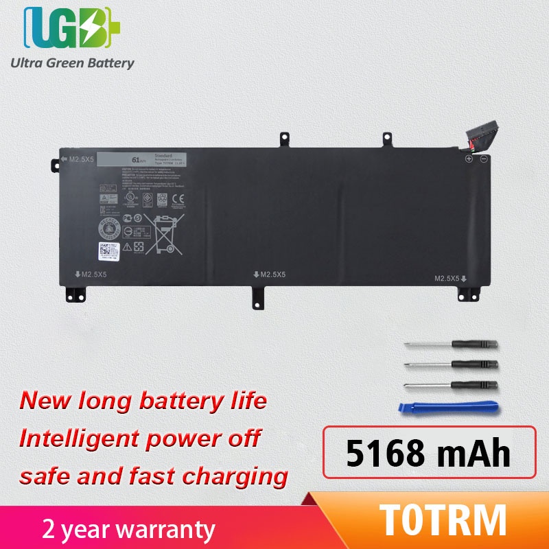 Original T0TRM TOTRM แบตเตอรี่สำหรับ XPS 15 9535 9530 Precision M3800 P31F 245RR 0H76MY 07D1WJ Y758W