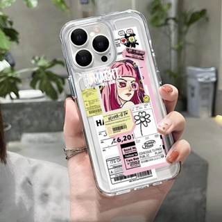 เคสโทรศัพท์มือถือ แบบใส ลายโปสเตอร์อวกาศ สําหรับ iphone 14promax 13 12 11 7Plus 7 8 X XR XSMax