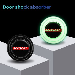 10Pcs Haval Universal Luminous รถประตู Soundproof Patch Shock Absorption ปะเก็นยางสติกเกอร์ Anti Collision Pad สำหรับ Jolion H6 HEV MG HS