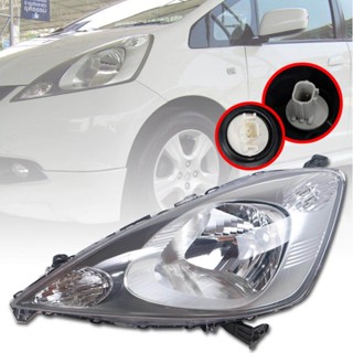 ไฟหน้า ฮอนด้า แจ๊ส HONDA JAZZ GE โคมดำ ปี 2009+ ข้างซ้าย honda-headlight-parts T2