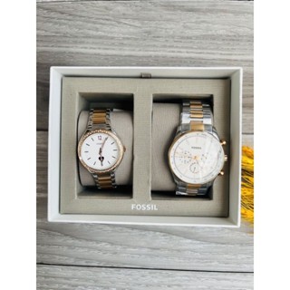 ⌚เซ็ทนาฬิกา ข้อมือ NEW fossil watch set สีทูโทน