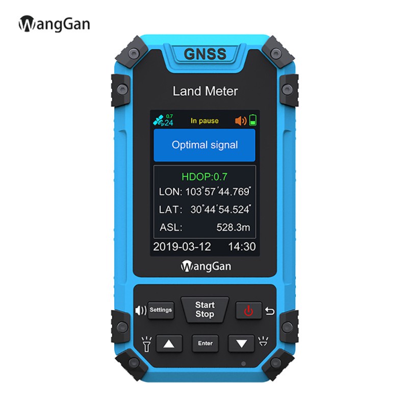 เครื่องตรวจสอบที่ดิน GPS แบบครบวงจรพื้นที่การวัดตัวรับสัญญาณ GNSS แบบมืออาชีพ