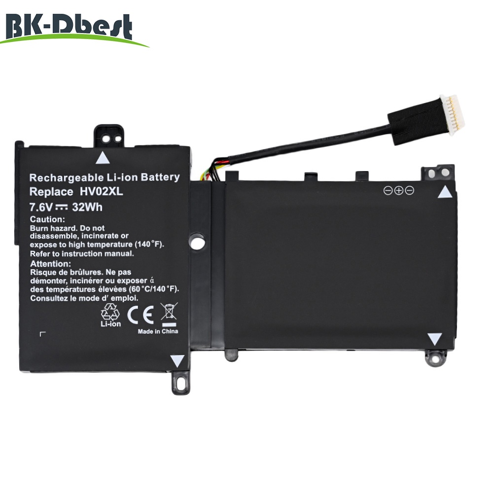 BK-Dbest HV02XL แบตเตอรี่แล็ปท็อปสำหรับ HP Pavilion X360 11-K048TU TPN-Q164 HSTNN-LB6P/UB6N Series 7
