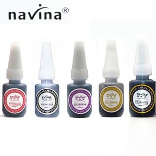 Navina กาวต่อขนตาปลอม ไม่มีกลิ่น สีดํา 10 กรัม 1 ชิ้น