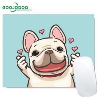 GOOJODOQ แผ่นรองเม้าส์ กันลื่น ลายการ์ตูนสัตว์