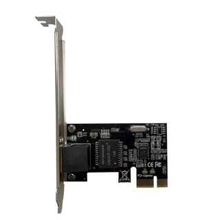 Yotome อะแดปเตอร์การ์ดเครือข่าย Gigabit Ethernet PCI Express RJ45 LAN สําหรับคอมพิวเตอร์ตั้งโต๊ะ