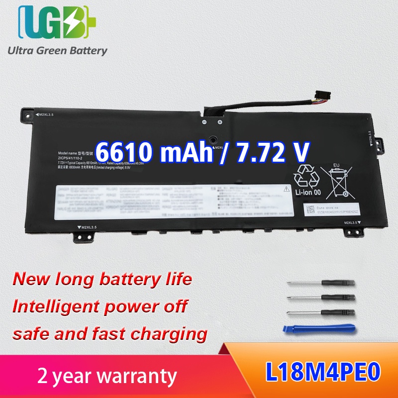 Original L18M4PE0แบตเตอรี่สำหรับ Lenovo โยคะ C740-14IML-81TC L18L4PE0 L18C4PE0 SB10W67235 SB10W67368