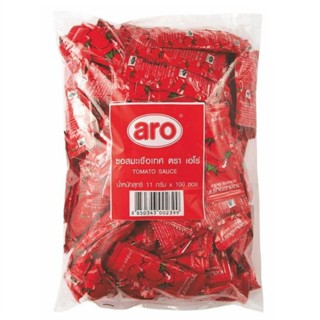 ARO เอโร่ ซอสมะเขือเทศ , ซอสพริก 10g x100 ซอง เอโร่ มี 2 ตัวเลือก