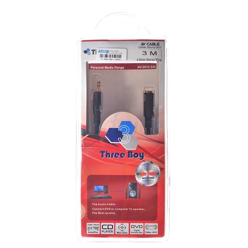 THREEBOY  Cable Sound Extention SPK M/F (3M)- A0050484 - A0050484