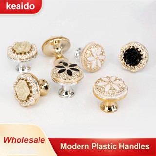【ขายส่ง】มือจับพลาสติก ขนาดเล็ก สไตล์ยุโรป สําหรับตู้เสื้อผ้า ลิ้นชัก โรงงาน