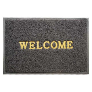 พรมเช็ดเท้ายางพารา  WELCOME  ขนาด (37X57)C.M.