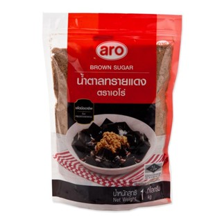 ARO เอโร่ น้ำตาลทรายแดง 1000 กรัม น้ำตาล