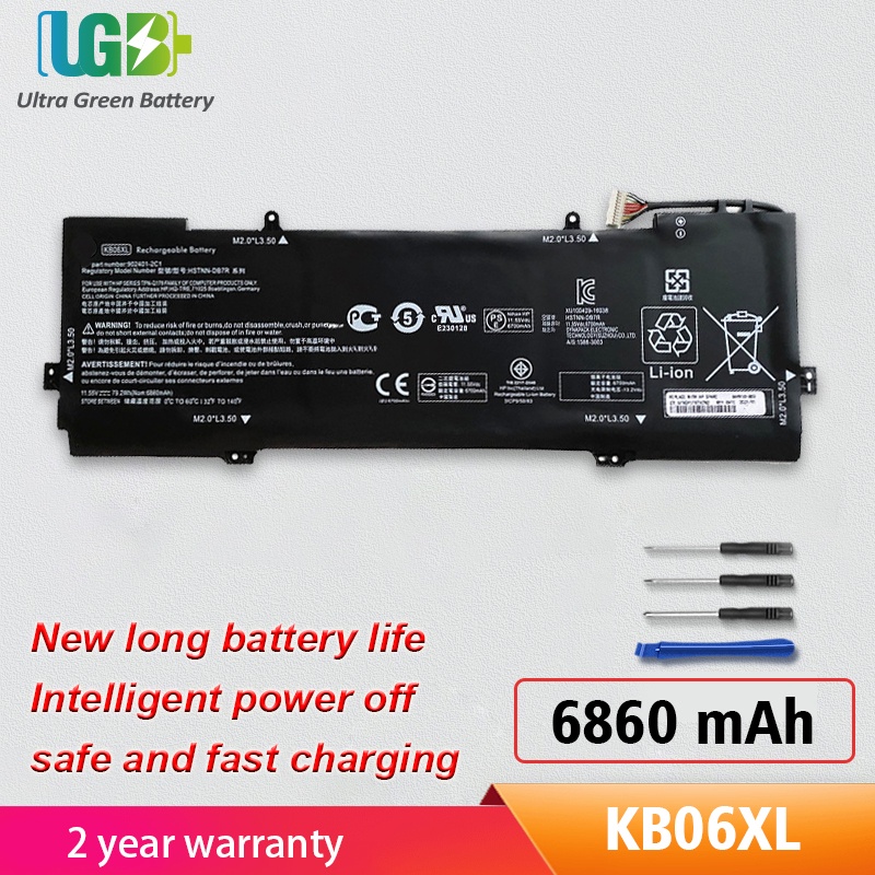 Original KB06XL HSTNN-DB7R แบตเตอรี่สำหรับ HP Spectre X360 15-bl002xx TPN-Q179 Z6K99EA Z6K96EA 15-BL