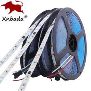 Xnbada แถบไฟ LED 120 ดวง ต่อม. WS2811 2835SMD พร้อมเทปย้อนกลับ DC24v สําหรับตกแต่งบ้าน 10 ม. ต่อม้วน