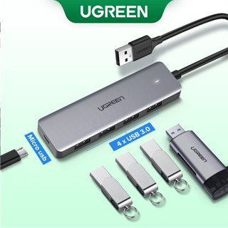 UGREEN อะแดปเตอร์แยกพอร์ตฮับ USB 3.0 แบบ 4 ช่อง