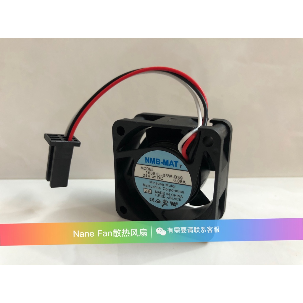 ยี่ห้อใหม่ NMB Inverter 1608KL-05W-B39/B59/B69/B49 Fenacu System พัดลมระบายความร้อน 24V