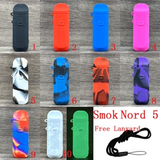 G24 เคสซิลิโคนนิ่ม พร้อมสายคล้อง สําหรับ Smok Nord 5