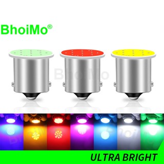 Bhoimo 360 ไฟเบรก 1156 Led P21W Ba15S P21/5W 1157 Bay15D Cob สีขาวสีเหลืองอําพัน Drl สีเหลืองอําพันสําหรับรถยนต์รถจักรยานยนต์