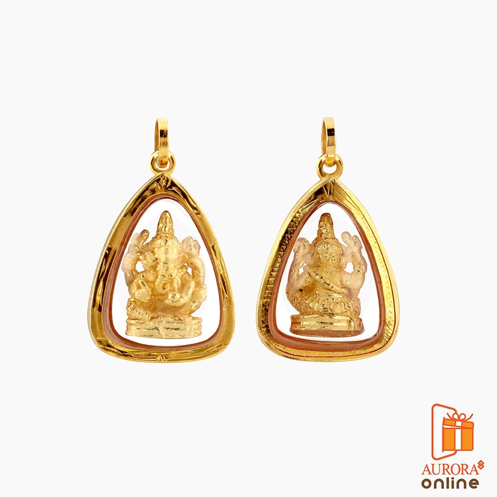 Khongkwan by Aurora จี้พระพิฆเณศวร์ กรอบทองแท้ 75%