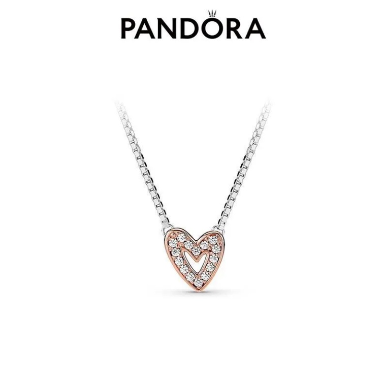 Pandora จี้สร้อยคอ รูปงู หัวใจ p526 diy