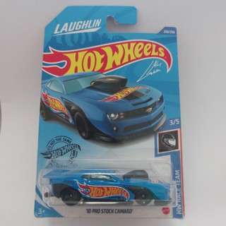 รถเหล็ก Hotwheels 10 PRO STOCK CAMARO LAUGHLIN (ib38)