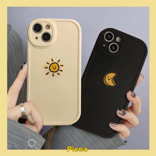 เคสโทรศัพท์มือถือ ลายดวงจันทร์ ดวงอาทิตย์ เรียบง่าย สีพื้น สําหรับ Redmi A1 10 9T 9A 9 10C 10A 9C POCO X3 NFC Pro M3 F4 K40s Redmi Note 10s 8 9Pro 11 9 11s 10Pro 9s 11Pro + 8Pro Mi 12 11 Lite ฝาครอบสี