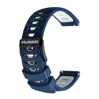 เหมาะสําหรับ HUAWEI/HUAWEI GT2/GT3/GT4/GT5/GT6 46 มม./gt5/gt3 Pro สายซิลิโคนสองสี HUAWEI watch3/4 Pro/gt/Glory Magic2/GS3/GS Pro ธุรกิจ 22 มม.กีฬาสายรัดข้อมือผู้หญิงสไตล์