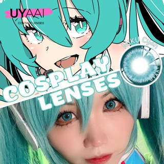 Uyaai คอนแทคเลนส์คอสเพลย์ Miku 14.2 มม.